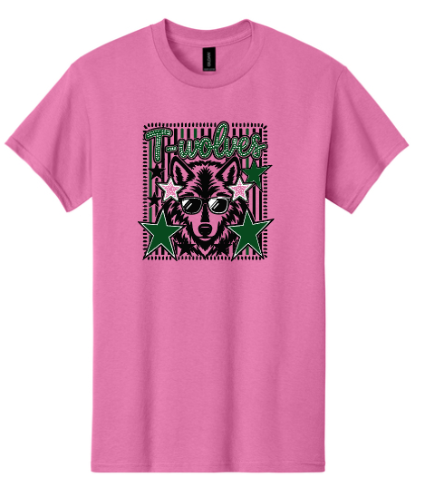 NN Volleyball "T-Wolves" Design Gildan S/S T-shirt (azalea)