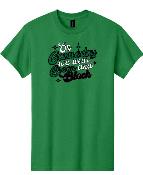 NN Volleyball "Game Day" Design Gildan S/S T-shirt (green)