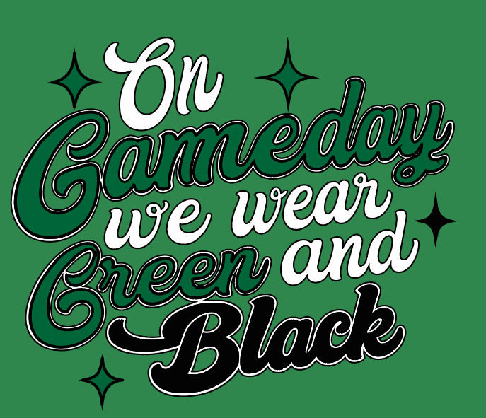 NN Volleyball "Game Day" Design Gildan S/S T-shirt (green)