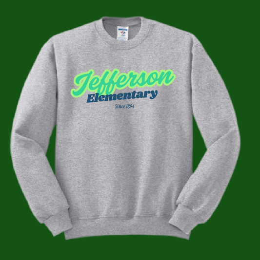 Jefferson "Script" Gildan Crewneck Sweatshirt