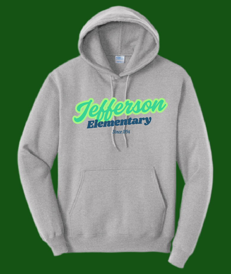 Jefferson "Script" Gildan Hooded Sweatshirt