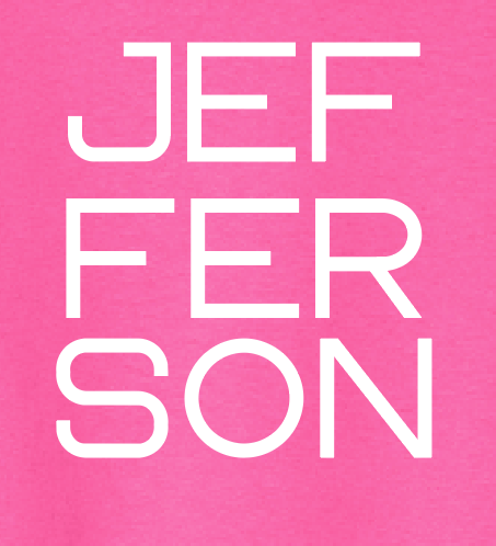 Jefferson "Big Stack" Gildan S/S T-shirt (pink)