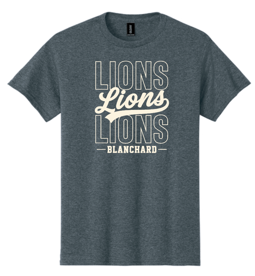 Blanchard PTO "Stack Script" Design Gildan S/S T-shirt