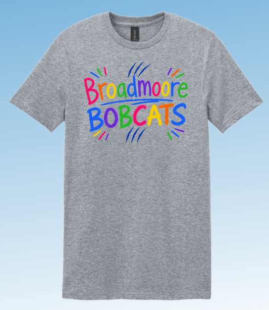 Broadmoore "Rainbow" Design S/S T-shirt (heather)