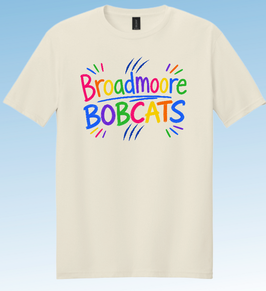 Broadmoore "Rainbow" Design S/S T-shirt (natural)