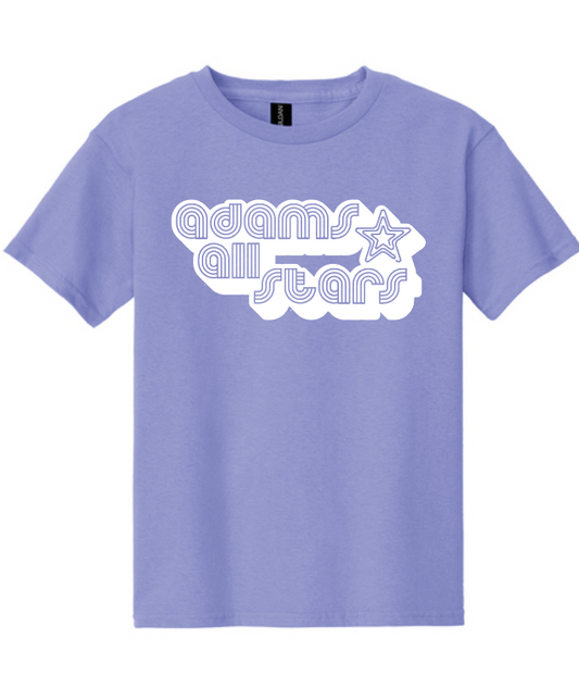 Adams "Bubble Tri-Line" Design S/S T-shirt (violet)