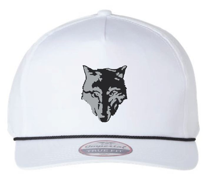 NN Girls Soccer "Hood Print" Imperial Rope Hat (white)