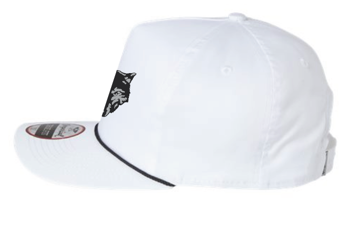 NN Girls Soccer "Hood Print" Imperial Rope Hat (white)