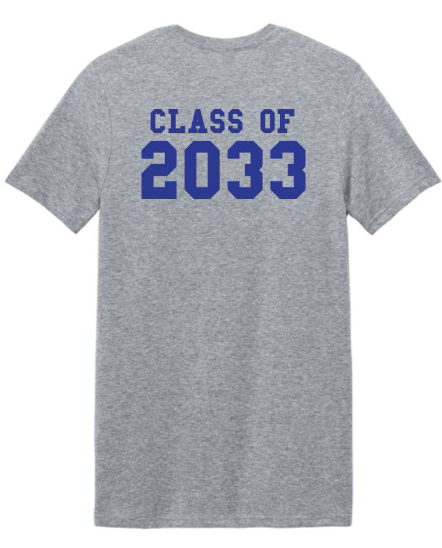 Whittier 6th grade "Class of 2033" S/S T-shirt