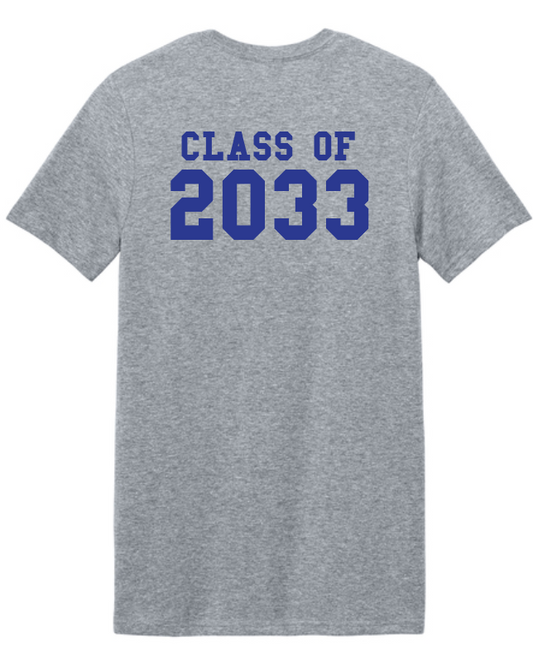 Whittier 6th grade "Class of 2033" S/S T-shirt
