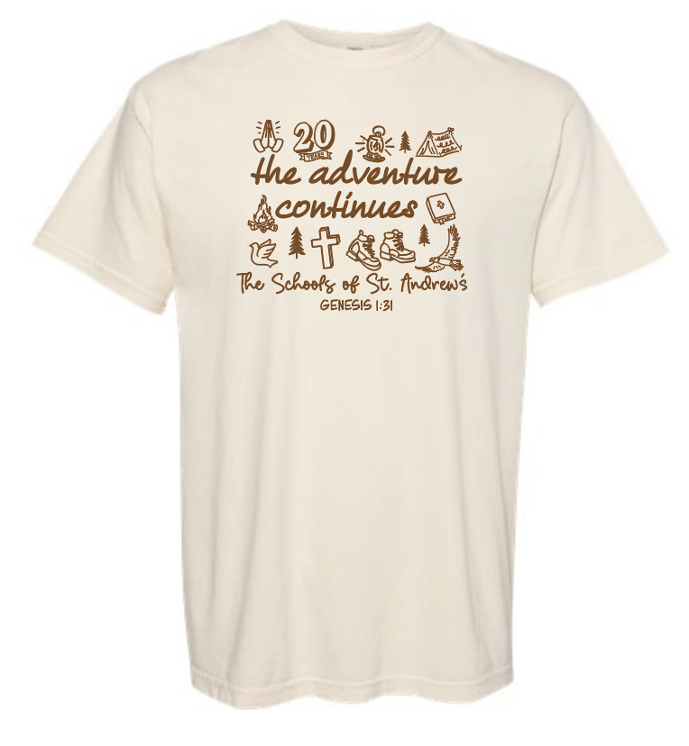 St. Andrews Comfort Colors S/S T-shirt (adult)(ivory)