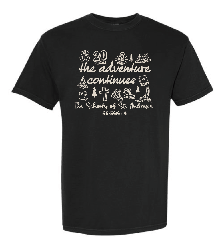 St. Andrews Comfort Colors S/S T-shirt (adult)(black)