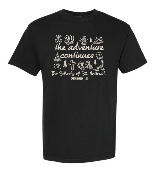St. Andrews Comfort Colors S/S T-shirt (adult)(black)