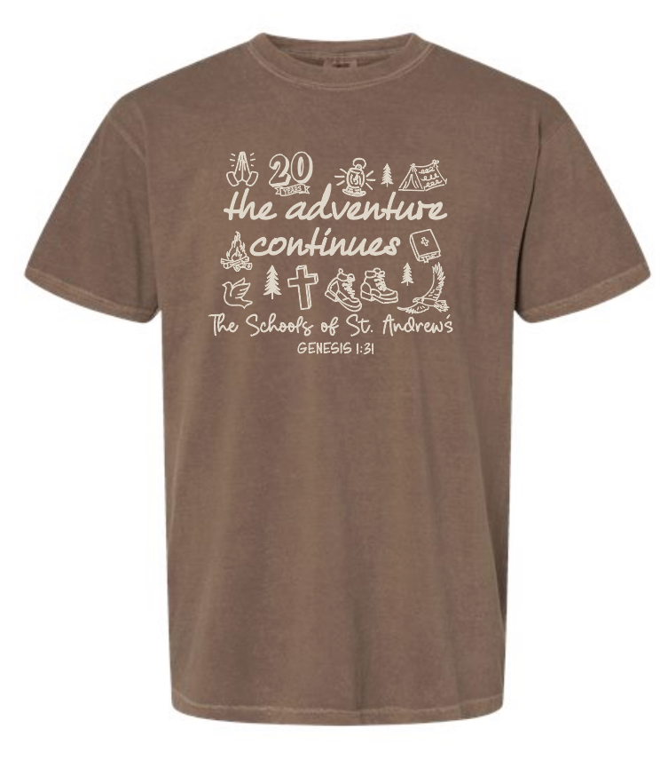 St. Andrews Comfort Colors S/S T-shirt (adult)(brown)