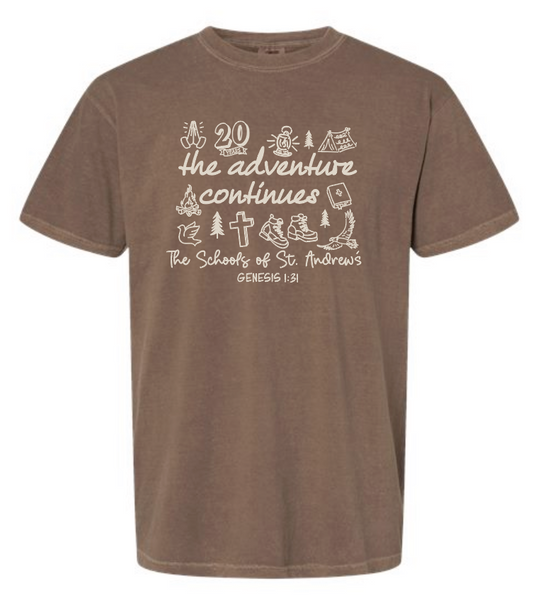 St. Andrews Comfort Colors S/S T-shirt (adult)(brown)