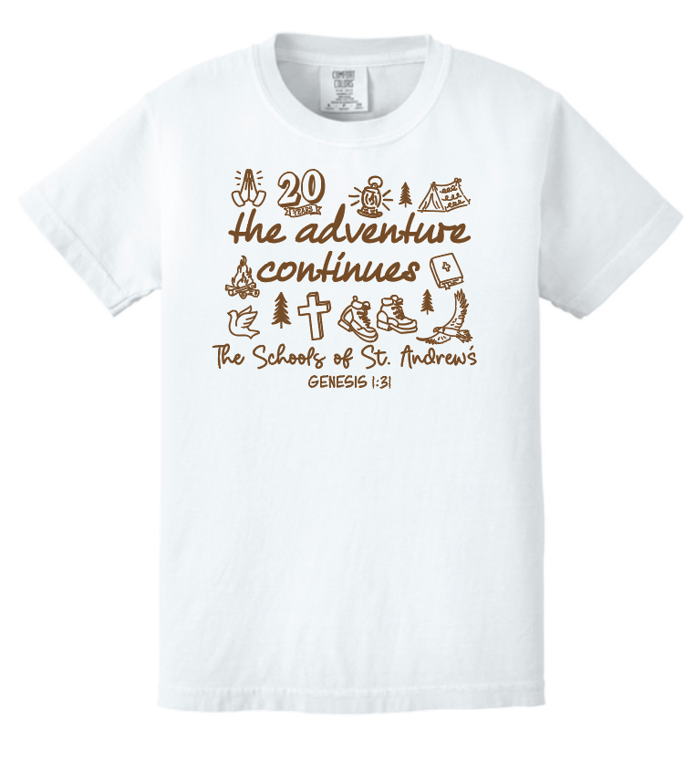 St. Andrews Comfort Colors S/S T-shirt (youth)(white)