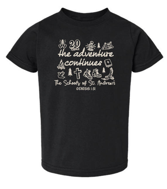 St. Andrews Rabbit Skins S/S T-shirt (infant/toddler)(black)