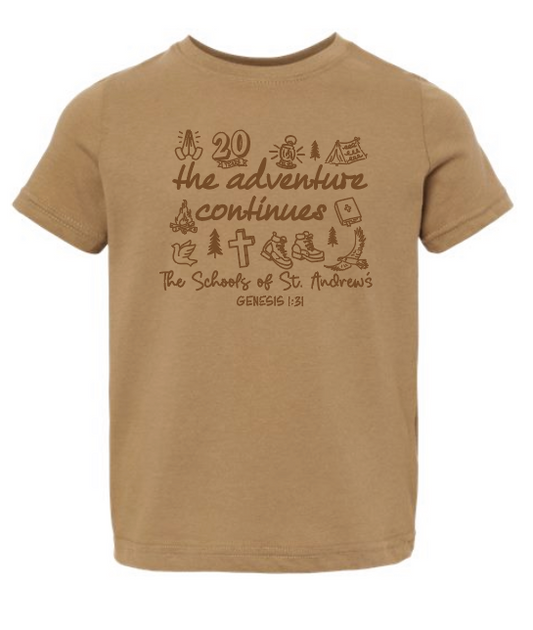 St. Andrews Rabbit Skins S/S T-shirt (infant/toddler)(brown)