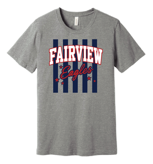 Fairview "Block Stripes" Design Softstyle S/S T-shirt