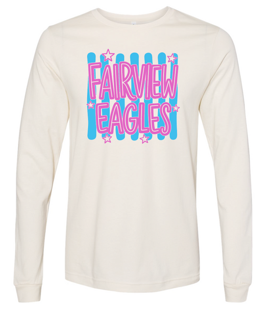 Fairview "Block Stripes" Design Gildan L/S T-shirt