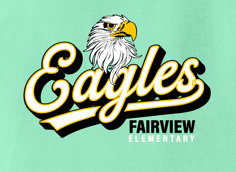 Fairview "Script" Design Comfort Colors S/S T-shirt (green)