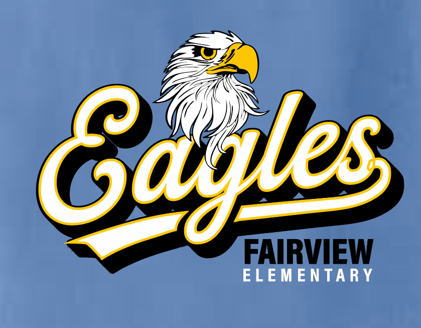 Fairview "Script" Design Comfort Colors S/S T-shirt (blue)
