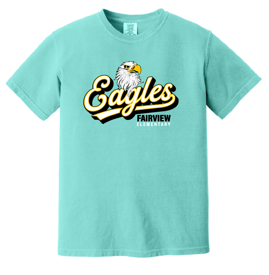 Fairview "Script" Design Comfort Colors S/S T-shirt (mint)