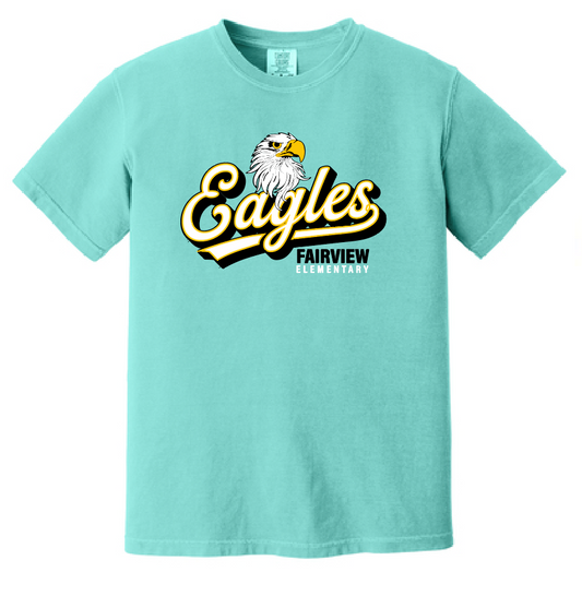 Fairview "Script" Design Comfort Colors S/S T-shirt (mint)