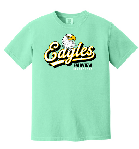 Fairview "Script" Design Comfort Colors S/S T-shirt (green)