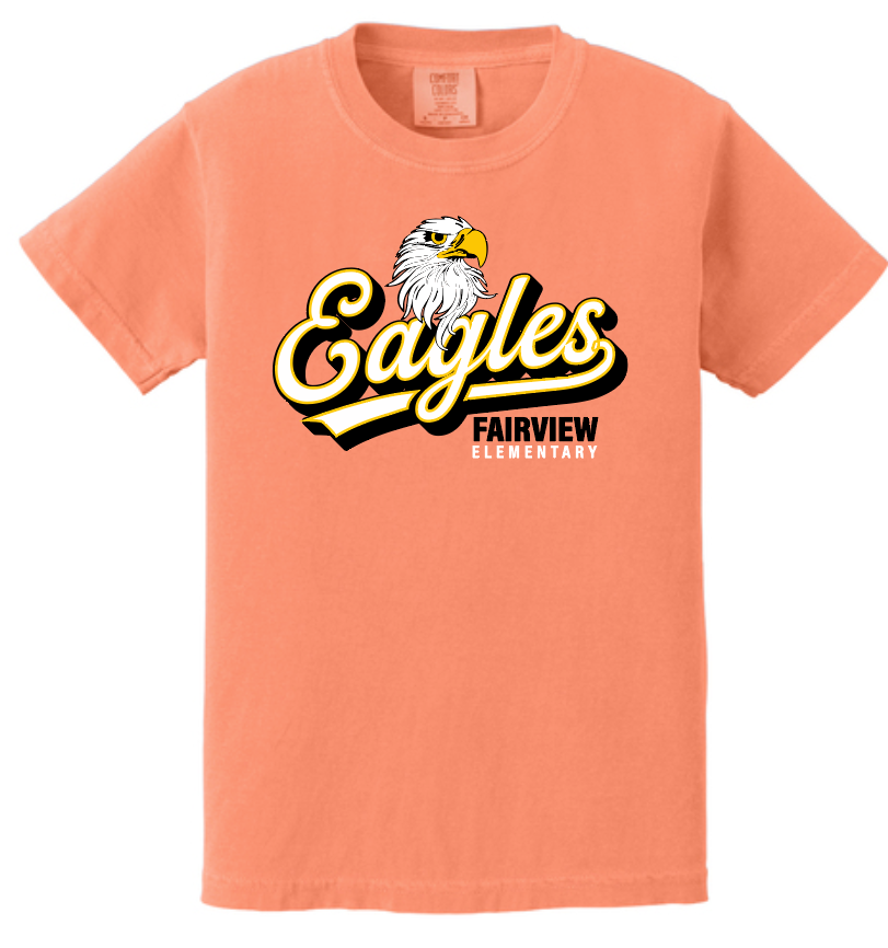 Fairview "Script" Design Comfort Colors S/S T-shirt (orange)