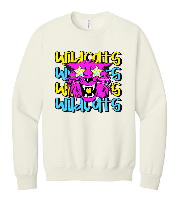 Winding Creek "Star Eyes" Design Crewneck Sweatshirt (bright)