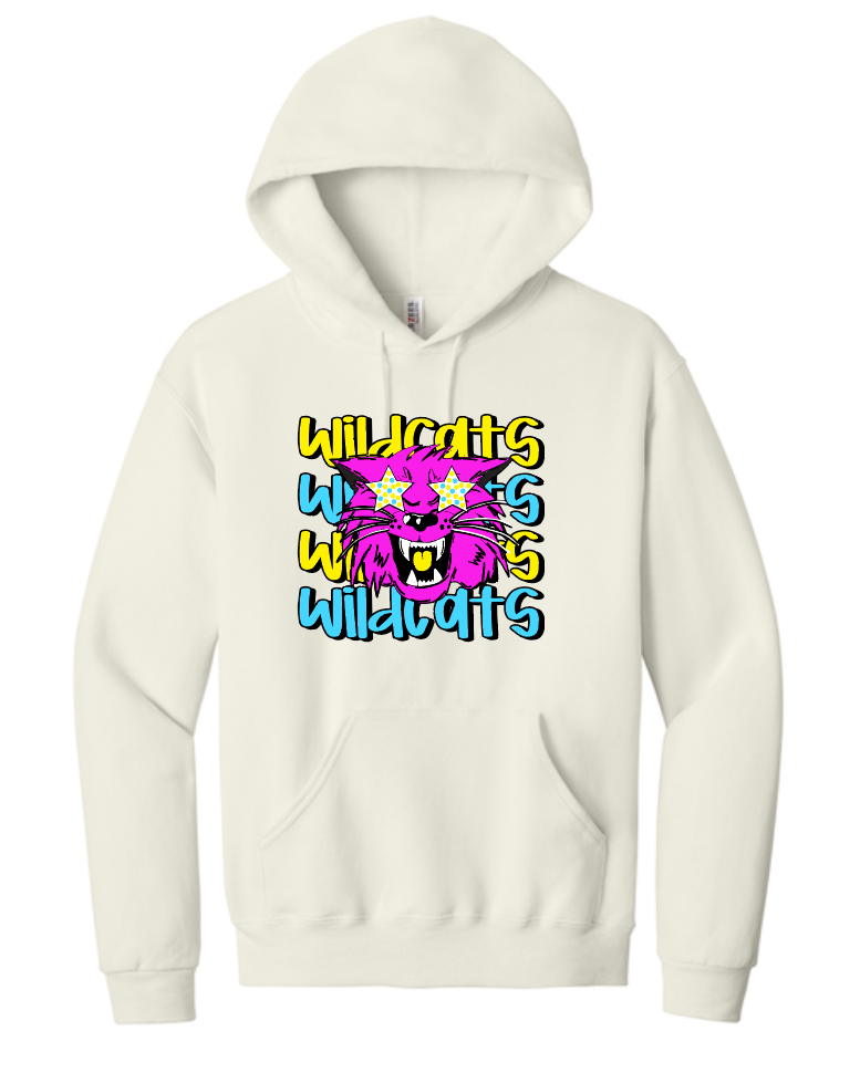Winding Creek "Star Eyes" Design Hooded Sweatshirt (bright)