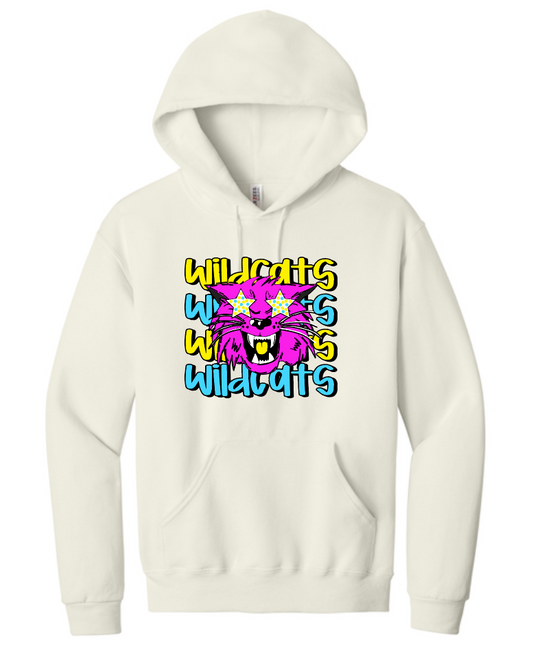 Winding Creek "Star Eyes" Design Hooded Sweatshirt (bright)