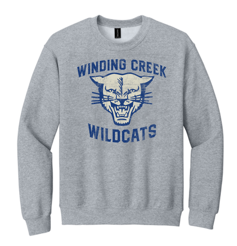Winding Creek "Vintage" Design Crewneck Sweatshirt