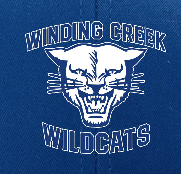 Winding Creek "Wildcats" Design Snapback Trucker Cap