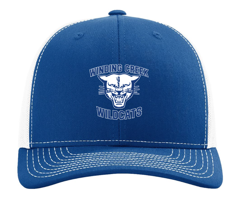 Winding Creek "Wildcats" Design Snapback Trucker Cap
