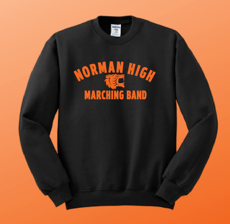 NHS Band "Simple" Design Jerzees Crewneck Sweatshirt