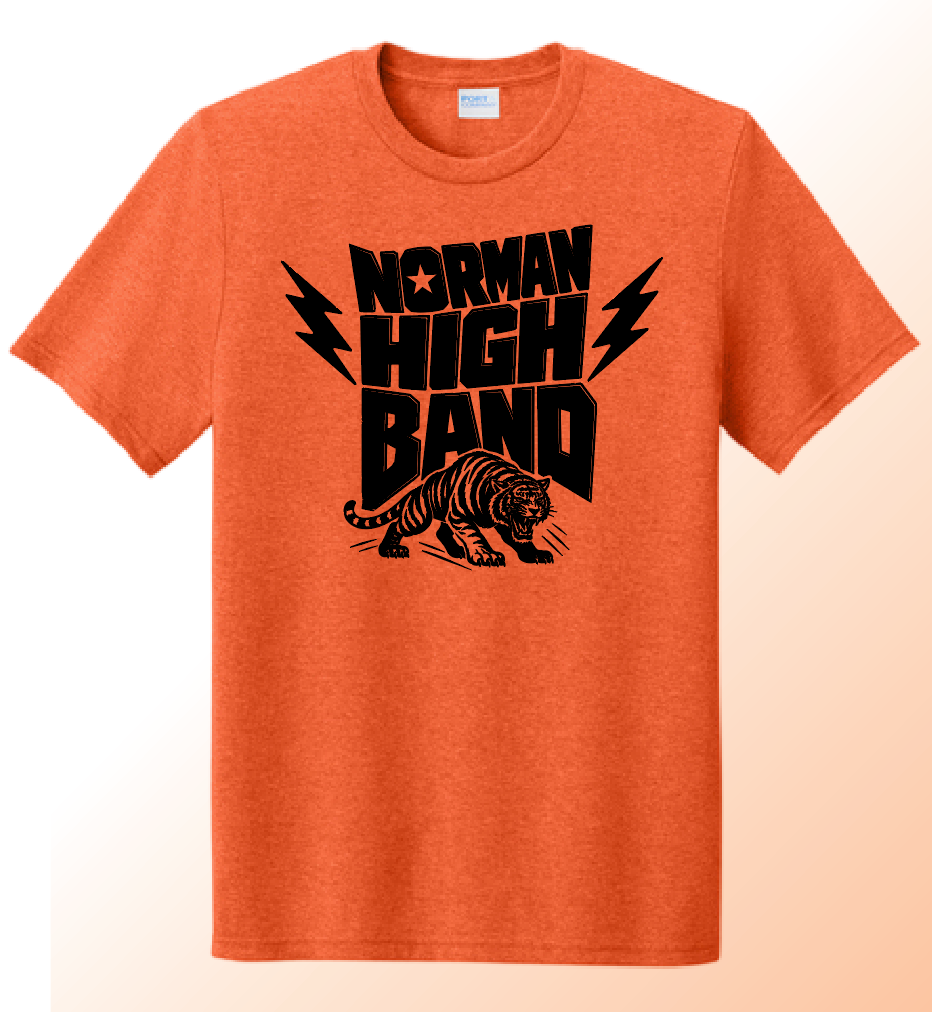 NHS Band "Punk Tiger" Design Softstyle S/S T-shirt