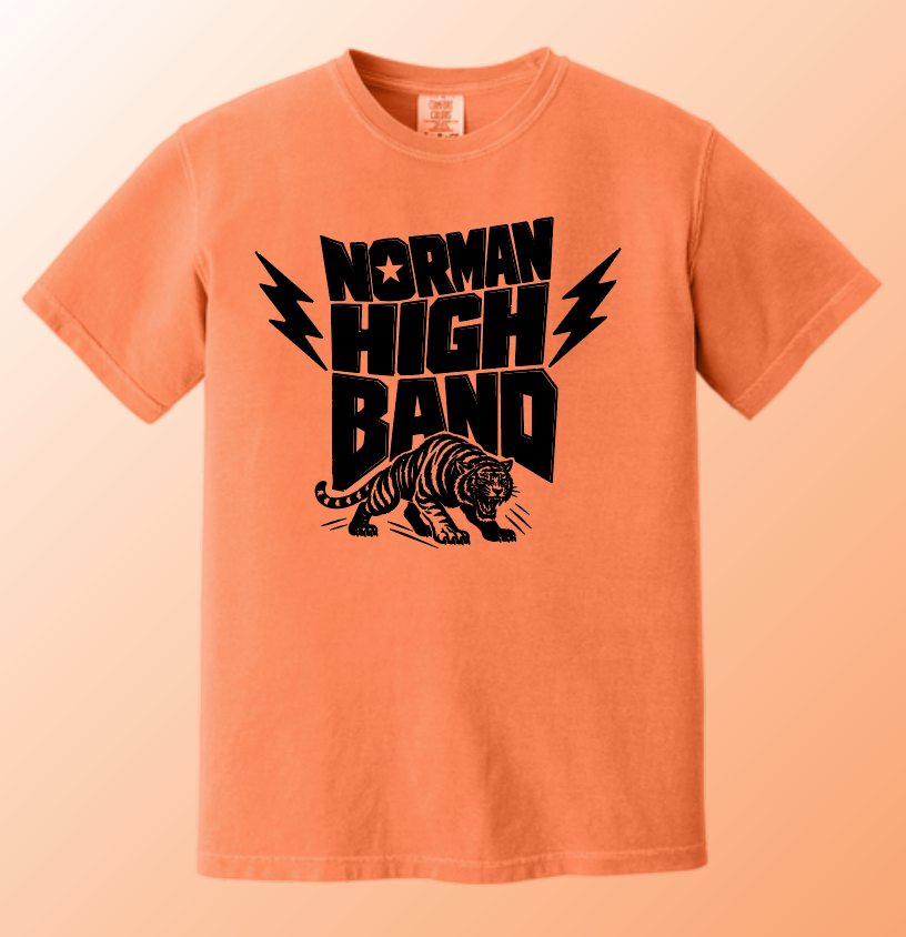NHS Band "Punk Tiger" Design Comfort Colors S/S T-shirt