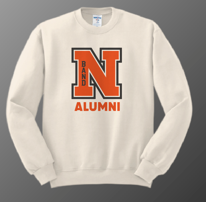 NHS Band "Alumni" Design Jerzees Crewneck Sweatshirt
