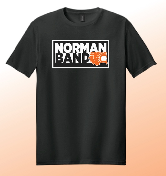 NHS Band "Block Logo" Design Softstyle S/S T-shirt