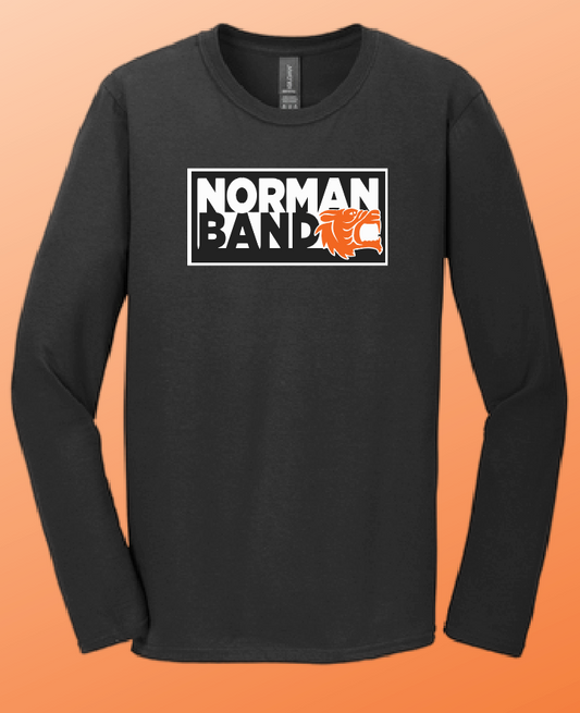 NHS Band "Block Logo" Design Softstyle L/S T-shirt