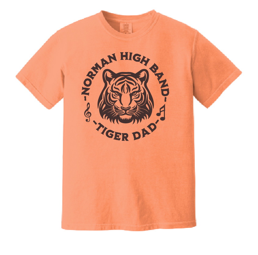 NHS Band "Band Dad" Design Comfort Colors S/S T-shirt