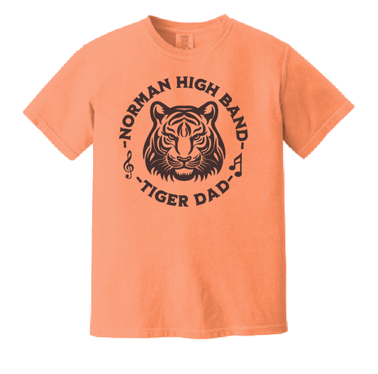NHS Band "Band Dad" Design Comfort Colors S/S T-shirt