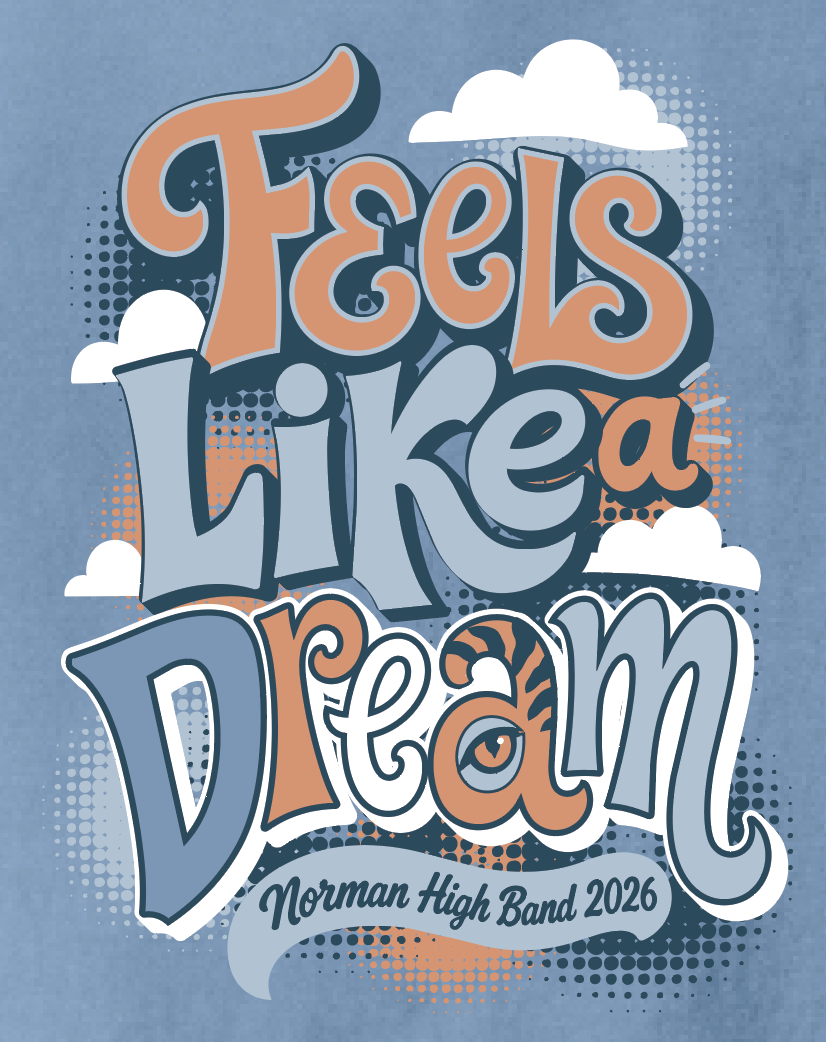 NHS Band "Show Shirt" Design Comfort Colors L/S T-shirt