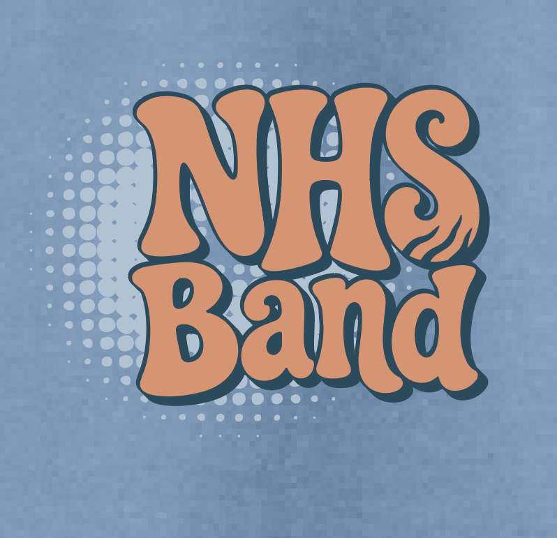 NHS Band "Show Shirt" Design Comfort Colors L/S T-shirt