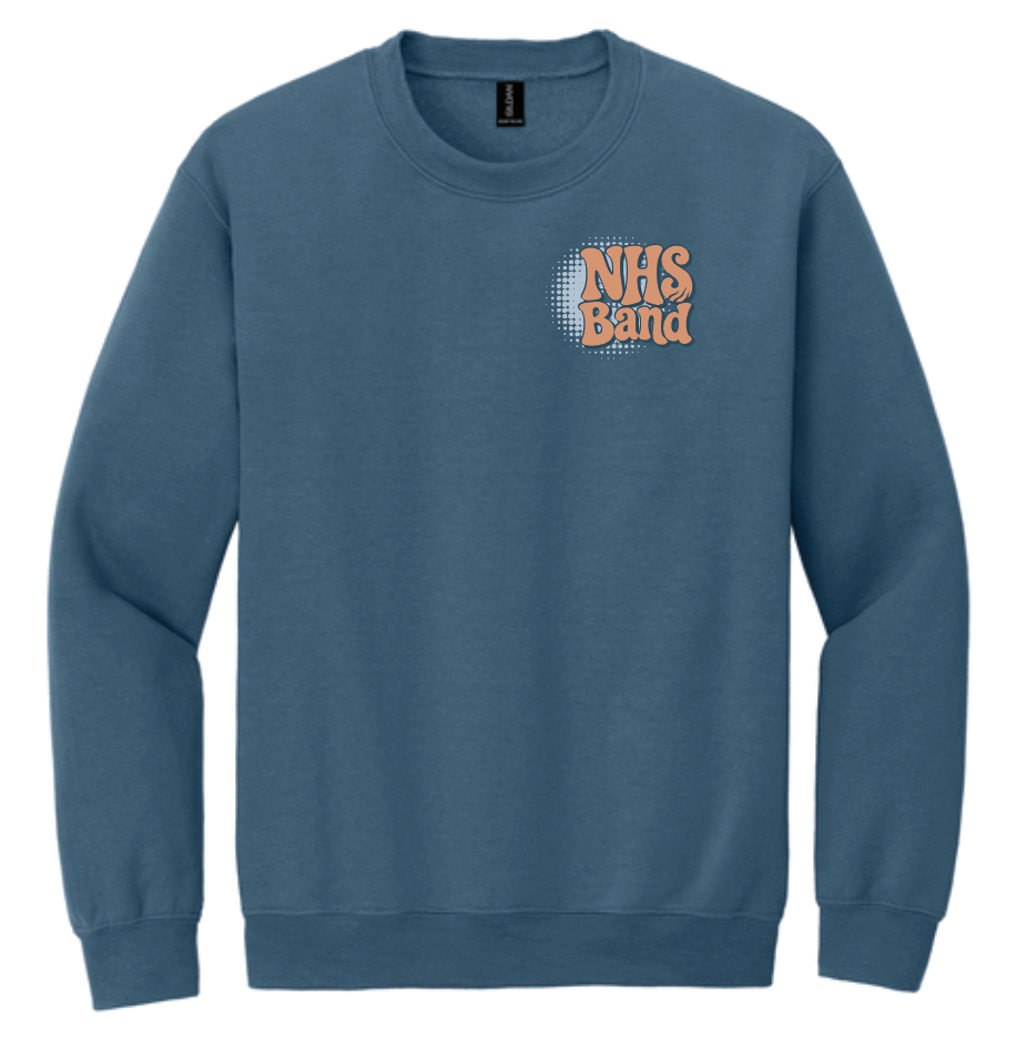 NHS Band "Show Shirt" Design Gildan Crewneck Sweatshirt