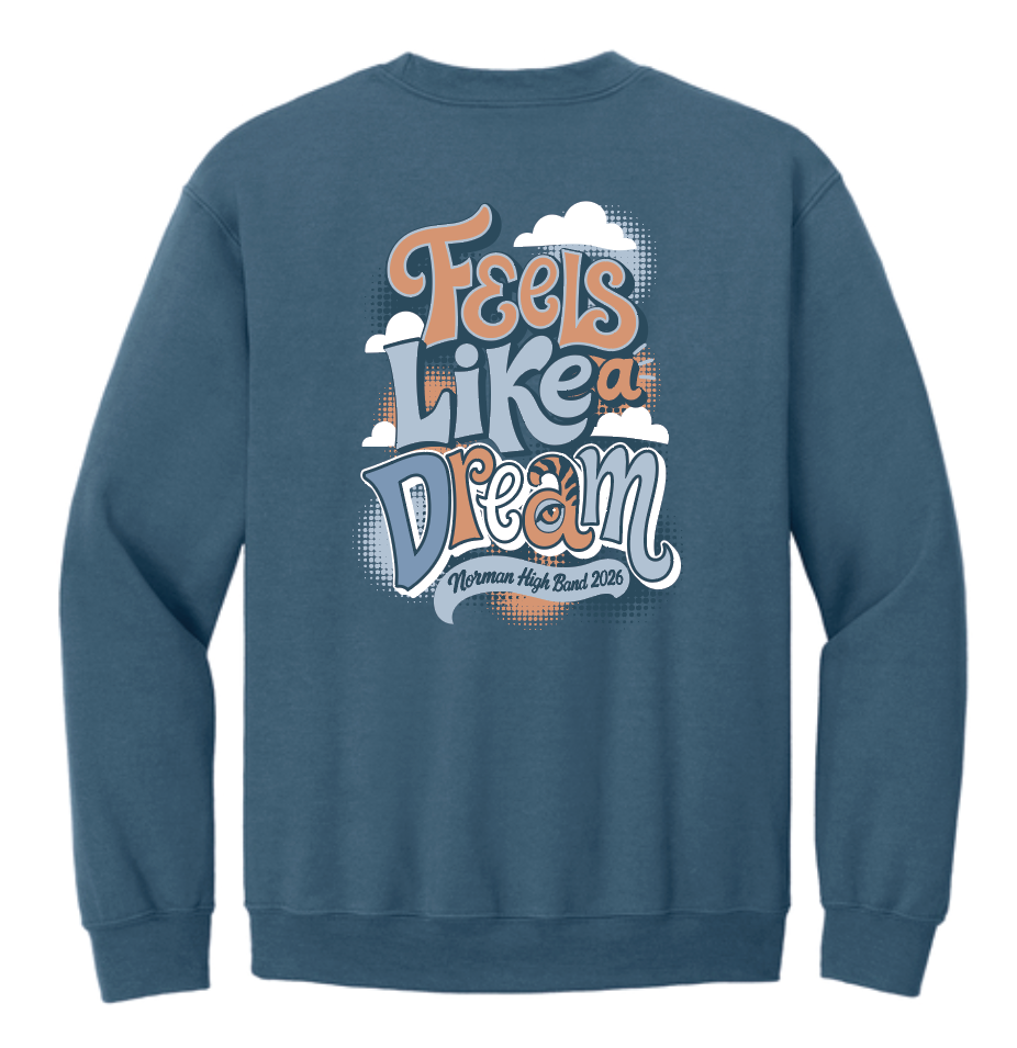 NHS Band "Show Shirt" Design Gildan Crewneck Sweatshirt
