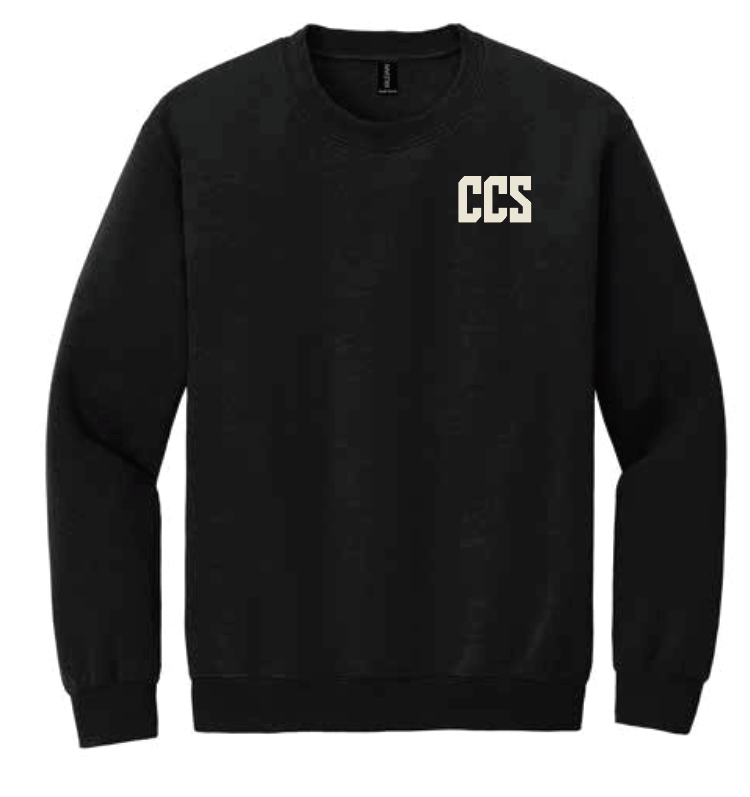 CCS Cheer "ROAR" Design Gildan Crewneck Sweatshirt (black)