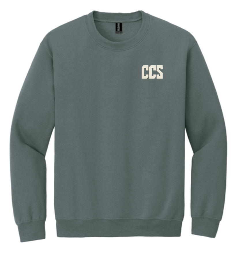 CCS Cheer "ROAR" Design Gildan Crewneck Sweatshirt (charcoal)